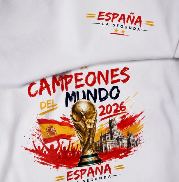 Camiseta España Campeones del Mundo 2026 🇪🇸⭐⭐ | Edición Conmemorativa
